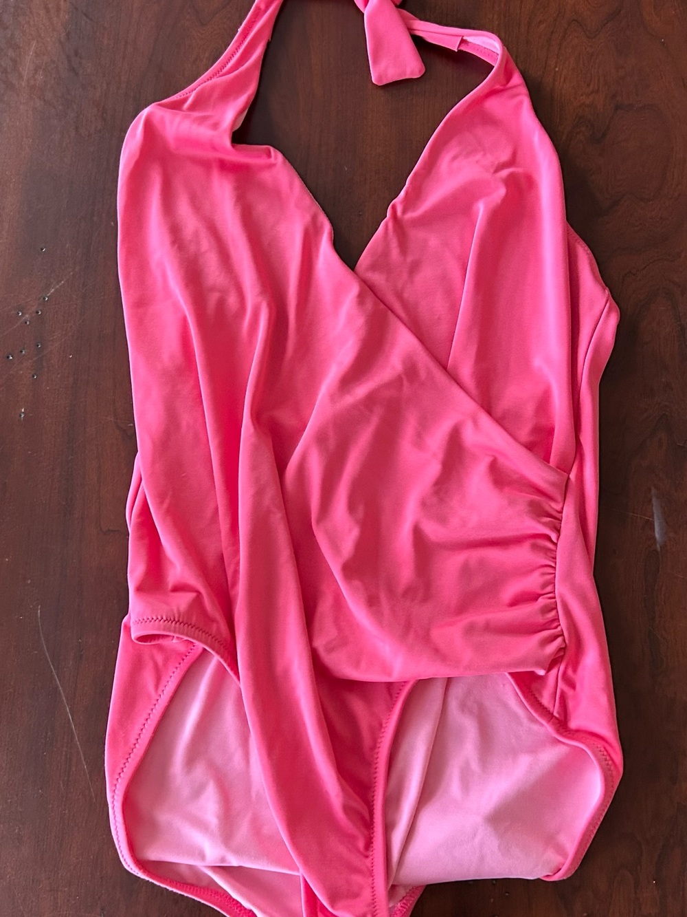 J.Crew Women’s Halter One-Piece Swimsuit - Pink